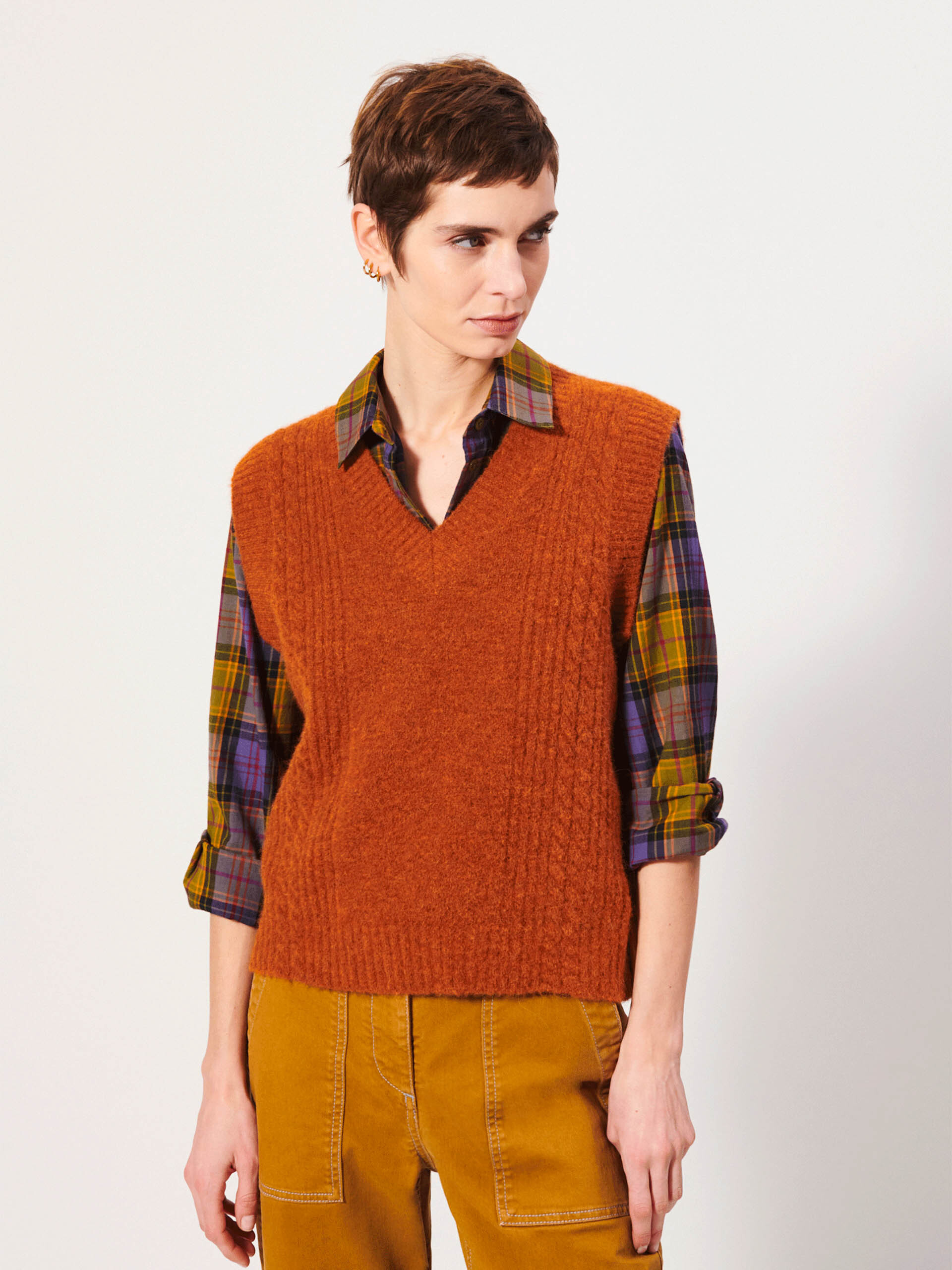 KATIA SWEATER -  Paprika , Ready-to-wear Bensimon