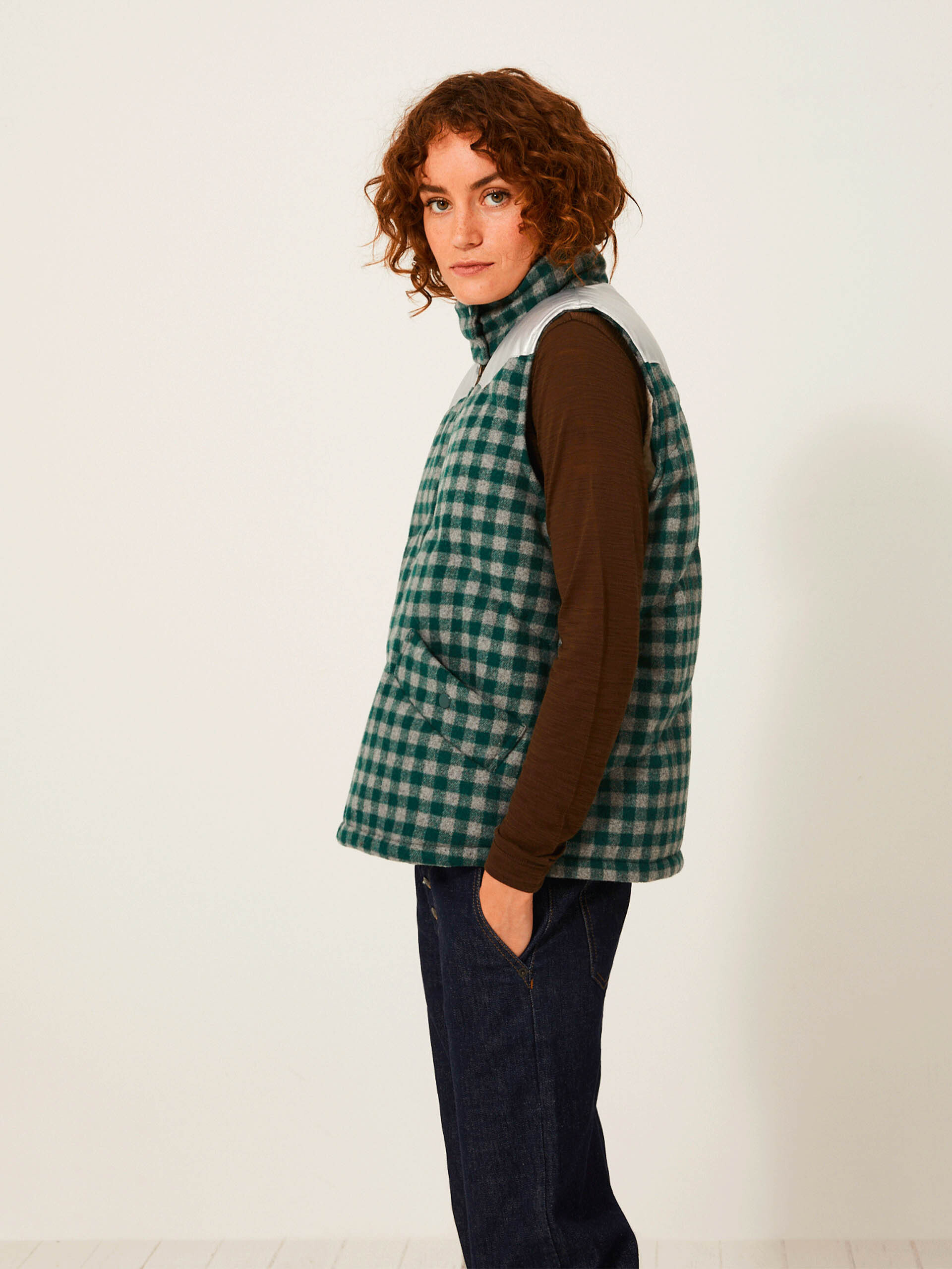KELICIA JACKET -  Pine green , Ready-to-wear Bensimon