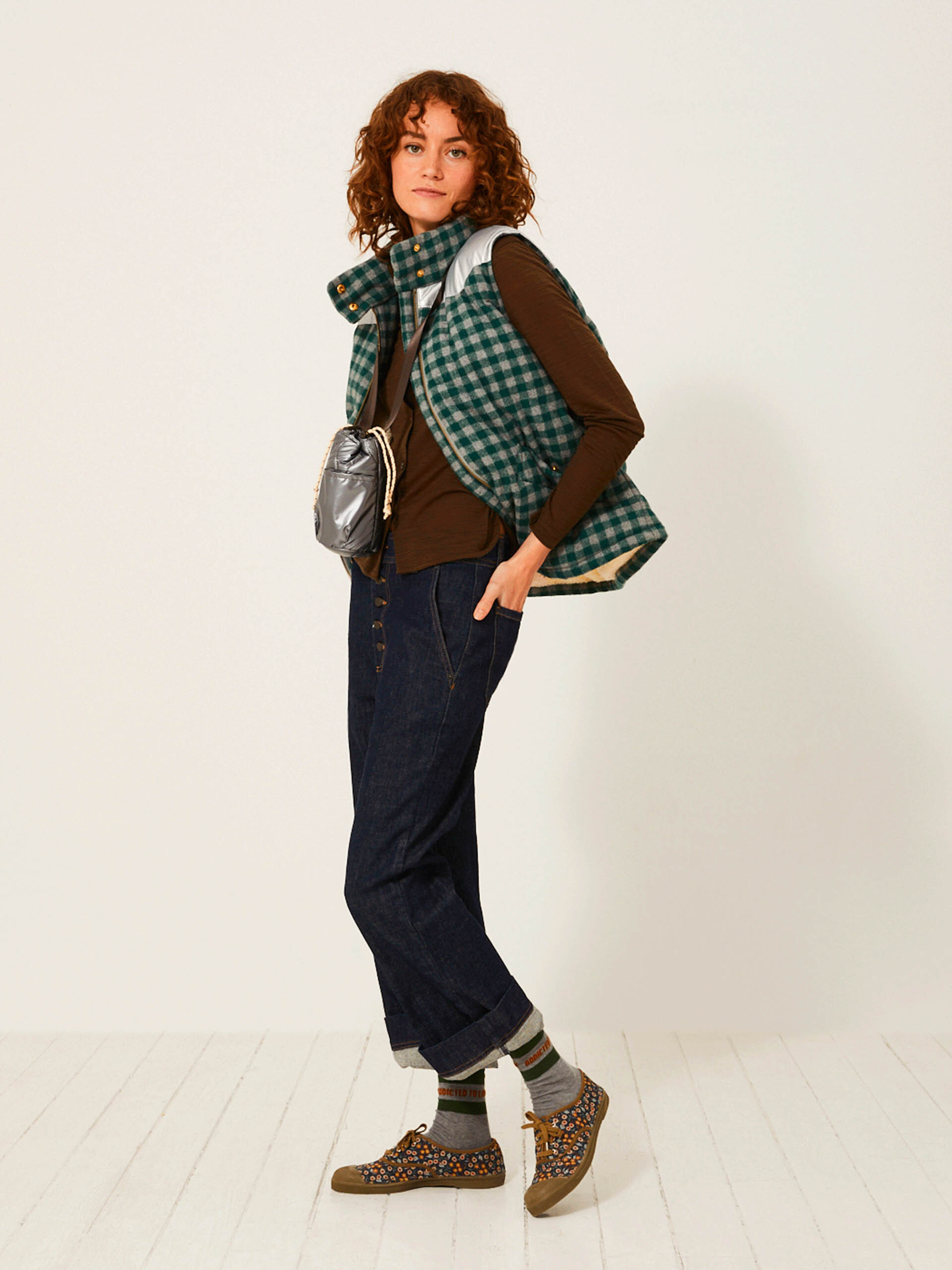 KELICIA JACKET -  Pine green , Ready-to-wear Bensimon