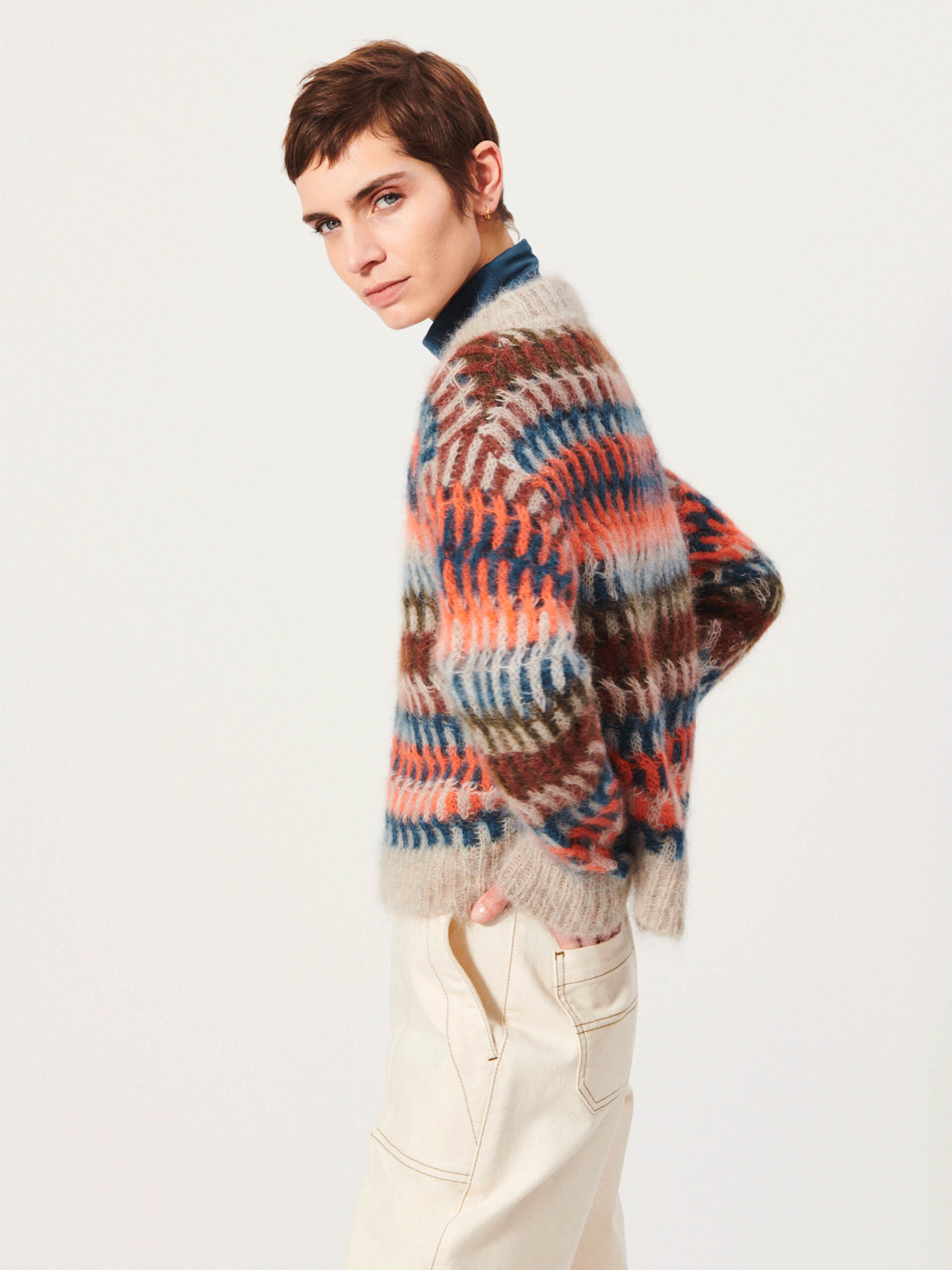 KRISTAL SWEATER -  Multicolored , Ready-to-wear Bensimon