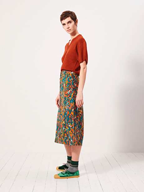 IDOYA SKIRT -  Sky view , Ready-to-wear Bensimon