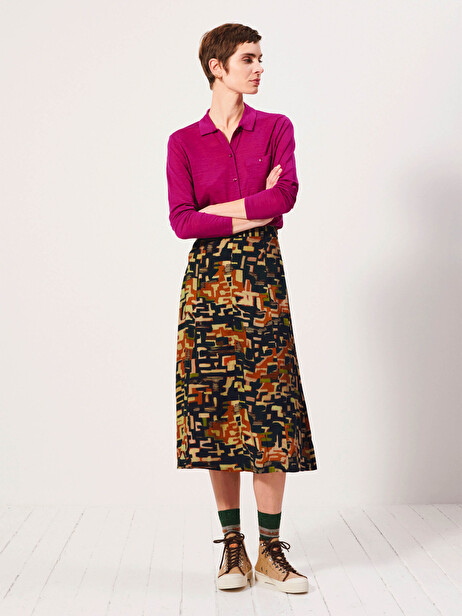 JANNA SKIRT -  In ink , Ready-to-wear Bensimon