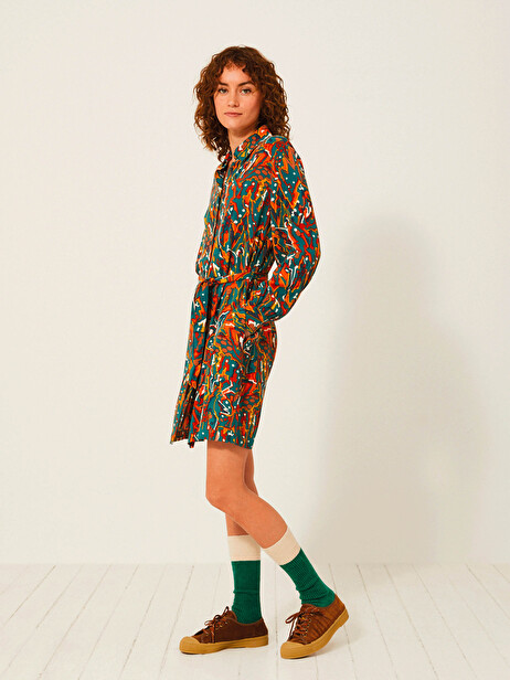 GLADYSA DRESS -  Sky view , Ready-to-wear Bensimon