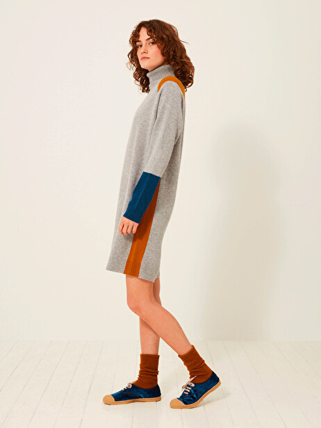 KRISTINA DRESS -  Heather gray , Ready-to-wear Bensimon