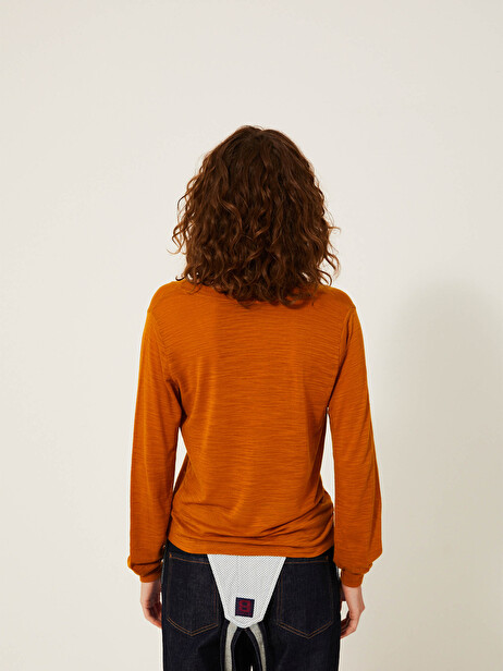 HARRIS LONG SLEEVES T-SHIRT -  Honey , Ready-to-wear Bensimon