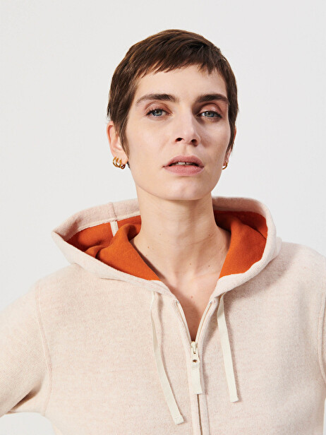 CARDIGAN GUILLEM -  Ecru , Ready-to-wear Bensimon