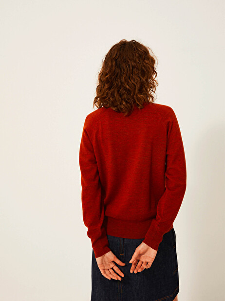 JULIA SWEATER -  Brick , Ready-to-wear Bensimon