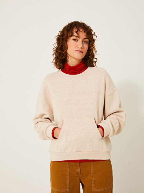 KIMEO SWEATSHIRT -  Ecru , Ready-to-wear Bensimon