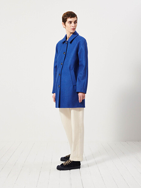 AQUILA COAT -  Blueberries , Ready-to-wear Bensimon