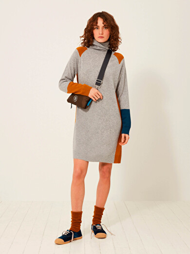 KRISTINA DRESS -  Heather gray , Ready-to-wear Bensimon