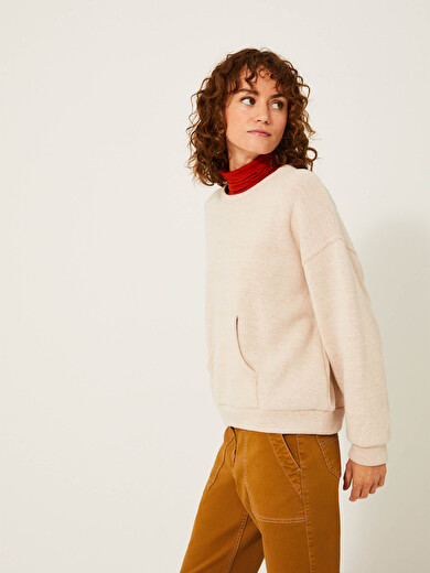 KIMEO SWEATSHIRT -  Ecru , Ready-to-wear Bensimon