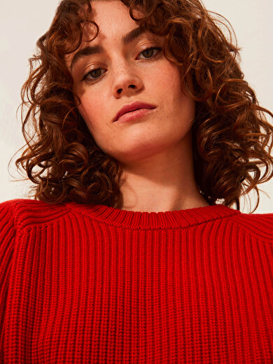 INDICO SWEATER -  Flame , Ready-to-wear Bensimon