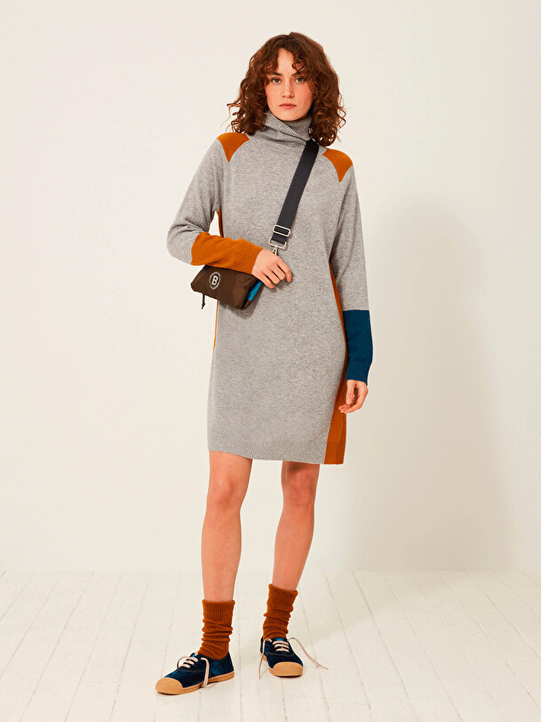 KRISTINA DRESS -  Heather gray , Ready-to-wear Bensimon