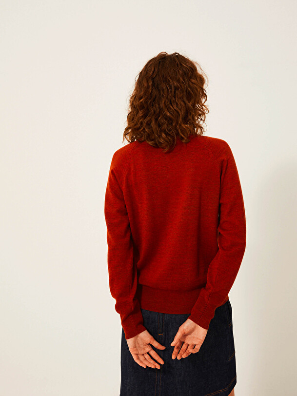 JULIA SWEATER -  Brick , Ready-to-wear Bensimon