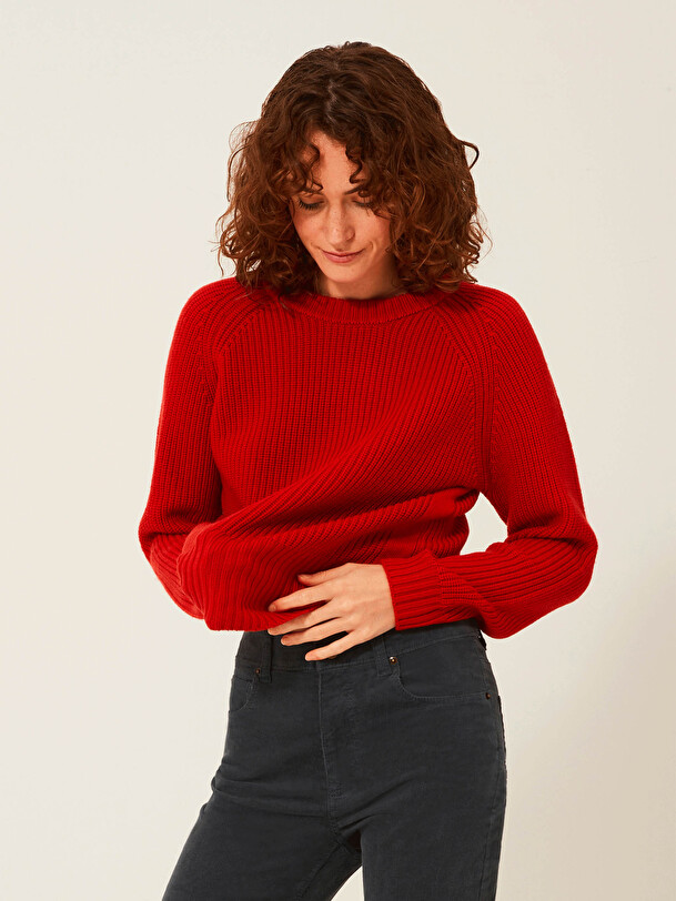 INDICO SWEATER -  Flame , Ready-to-wear Bensimon