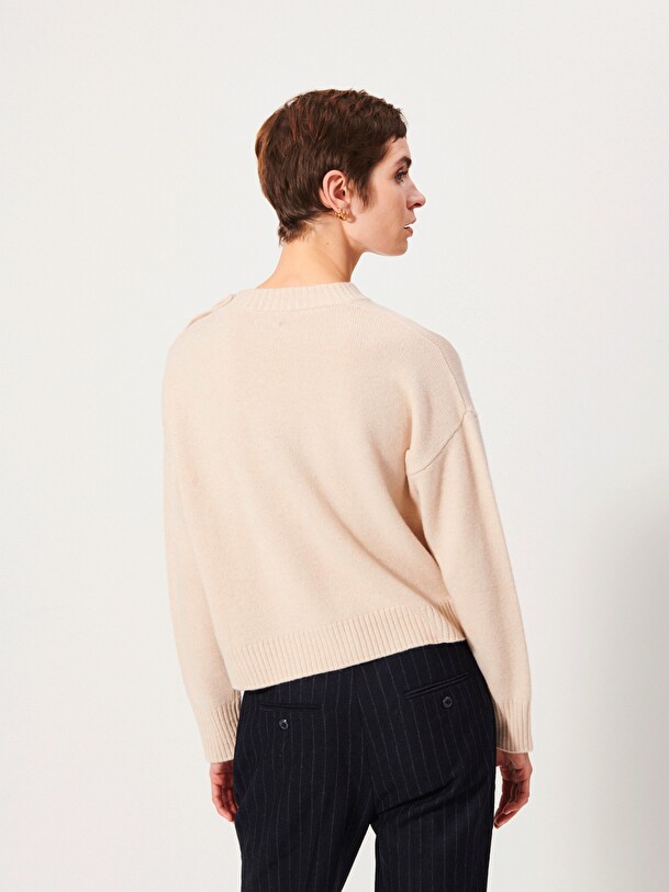 KLEO SWEATER -  Cream , Ready-to-wear Bensimon