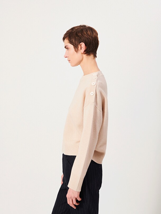 KLEO SWEATER -  Cream , Ready-to-wear Bensimon