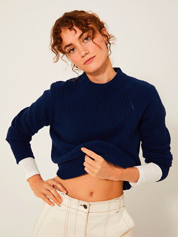 KEDDY SWEATER -  Bleu nuit , Ready-to-wear Bensimon