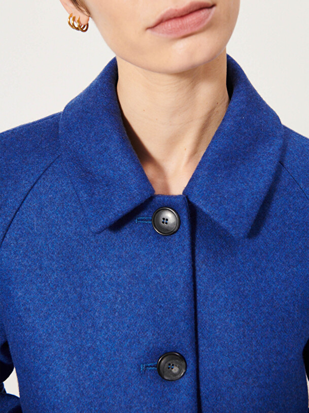 AQUILA COAT - Blueberries , Ready-to-wear Bensimon