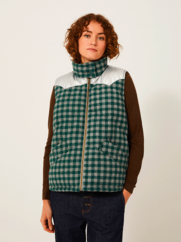 KELICIA JACKET -  Pine green , Ready-to-wear Bensimon