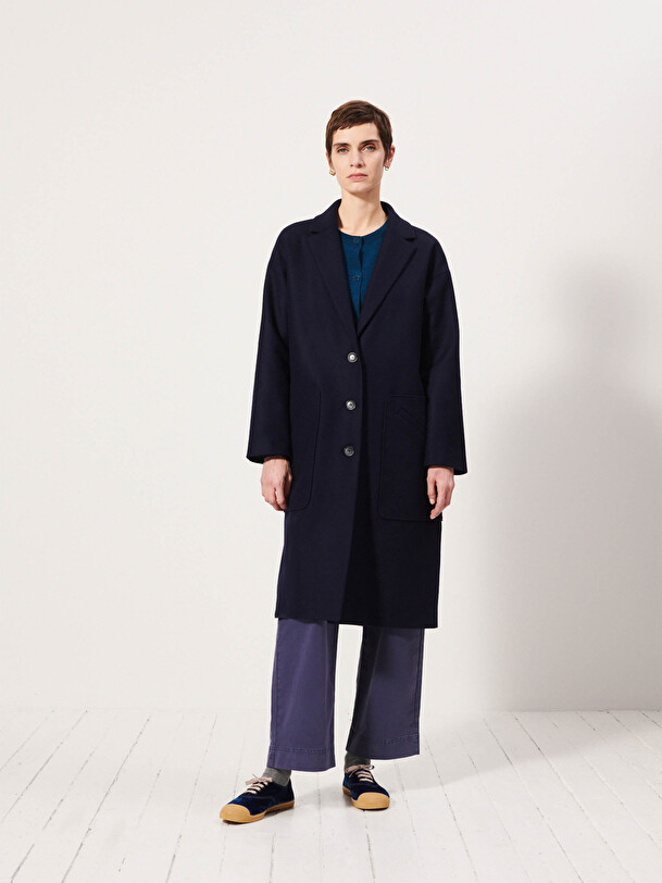 KACEY COAT -  Marine , Ready-to-wear Bensimon