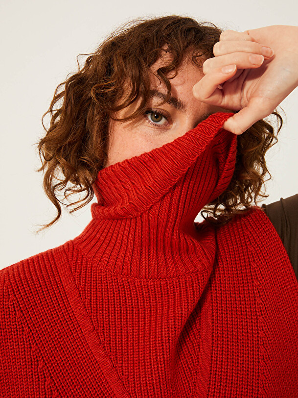 KAEL SWEATER -  Flame , Ready-to-wear Bensimon