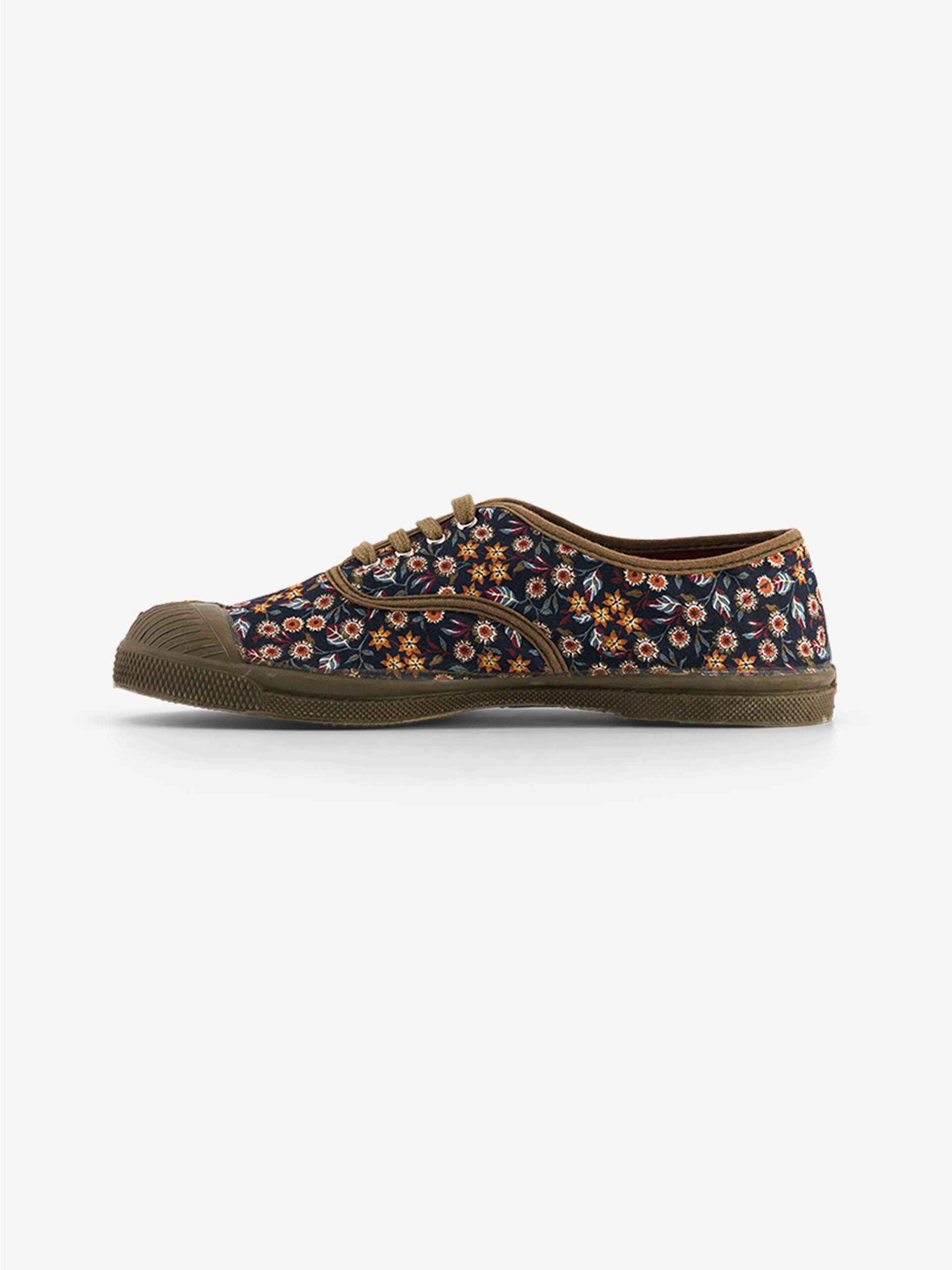 WOMEN LACE-UP LIBERTY TENNIS -  Brun , Tennis & Shoes Bensimon