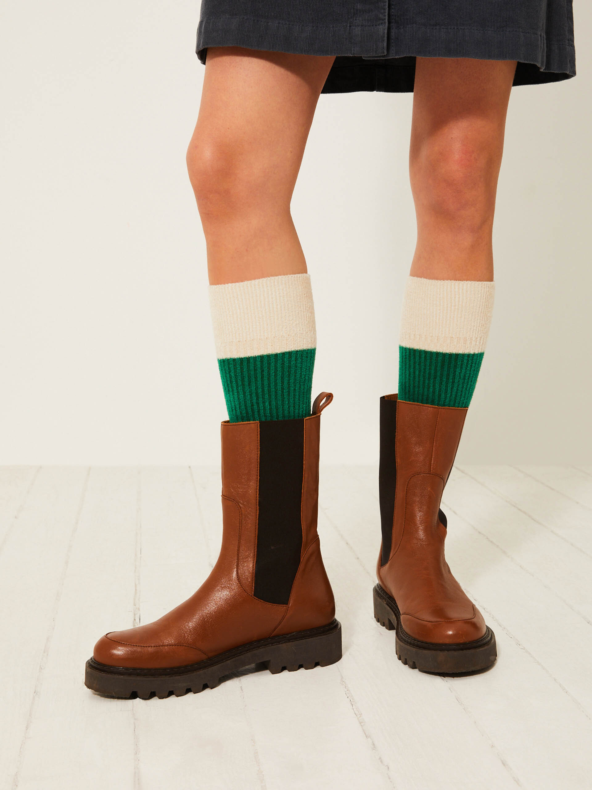 CHELSEA BOOTS -  Cognac , Ready-to-wear Bensimon