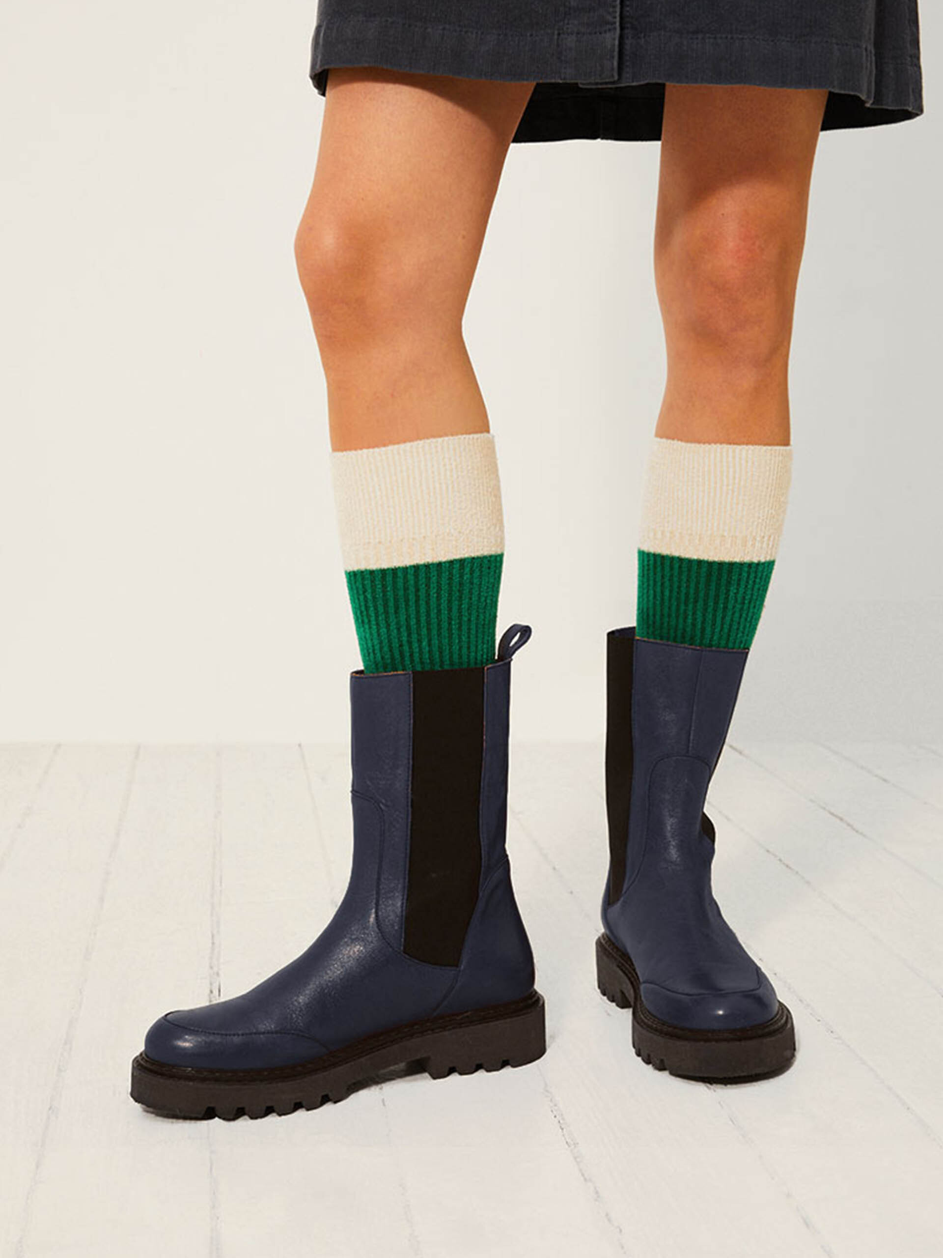 CHELSEA BOOTS -  Marine , Ready-to-wear Bensimon