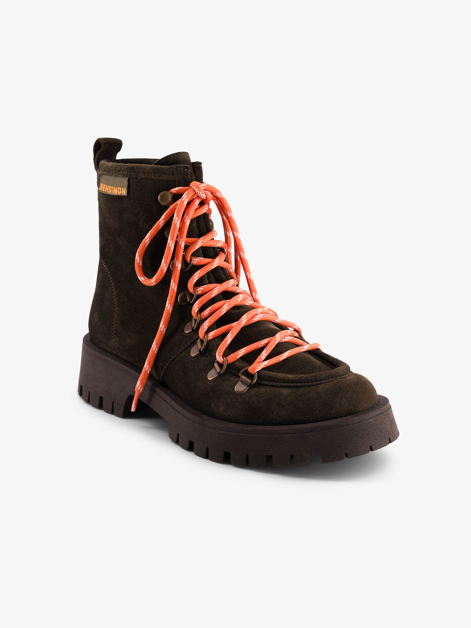 MOUNTAIN BOOTS -  Khaki , Ready-to-wear Bensimon
