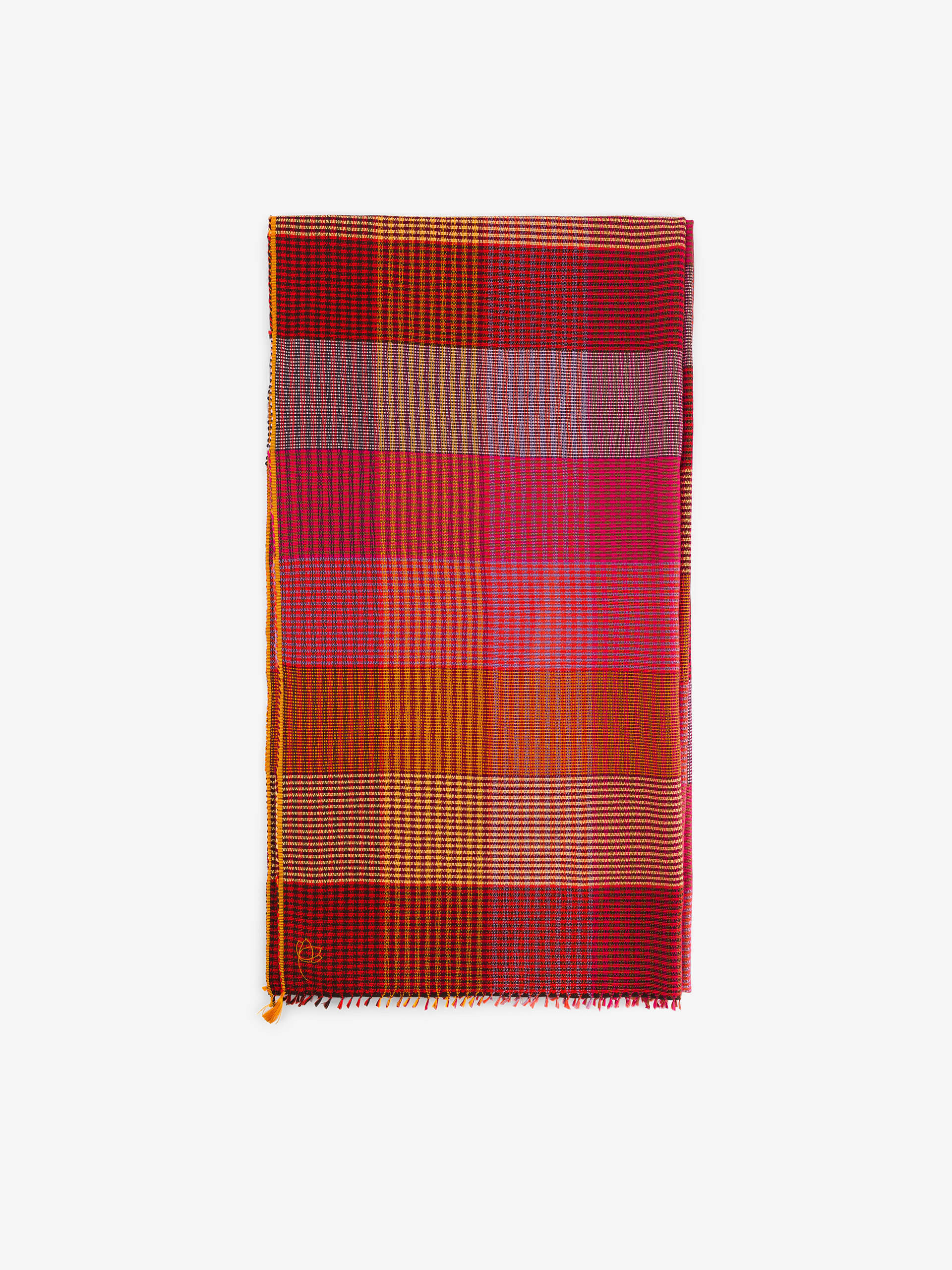 PATCHWORK SCARF -  Curry , Ready-to-wear Bensimon