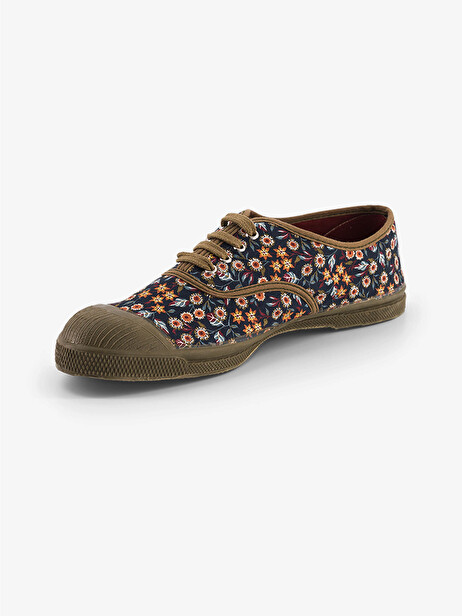 WOMEN LACE-UP LIBERTY TENNIS -  Brun , Tennis & Shoes Bensimon