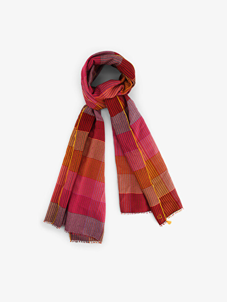 PATCHWORK SCARF -  Curry , Ready-to-wear Bensimon