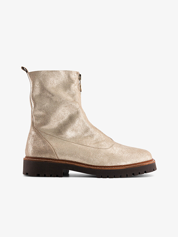 ZIPPED BOOTS -  Champagne , Ready-to-wear Bensimon