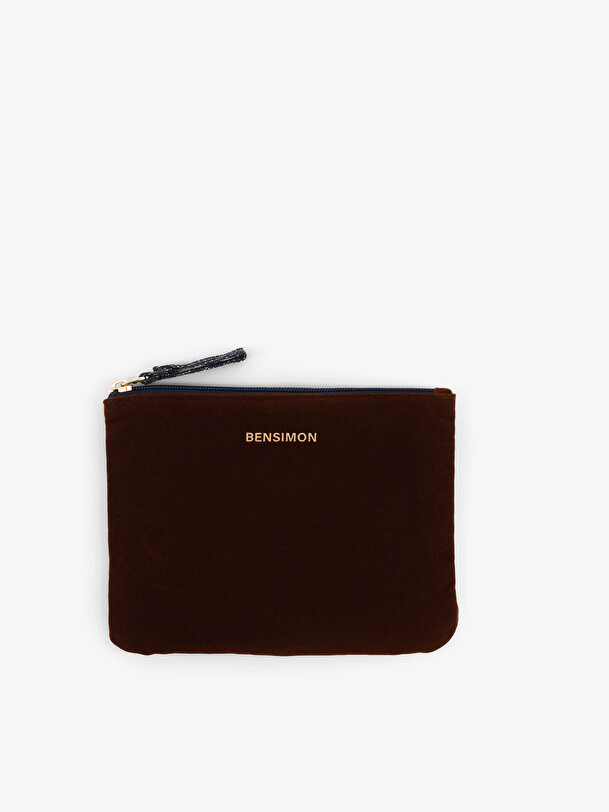 SMALL BESACE -  Chocolate , Bags & Luggage Bensimon