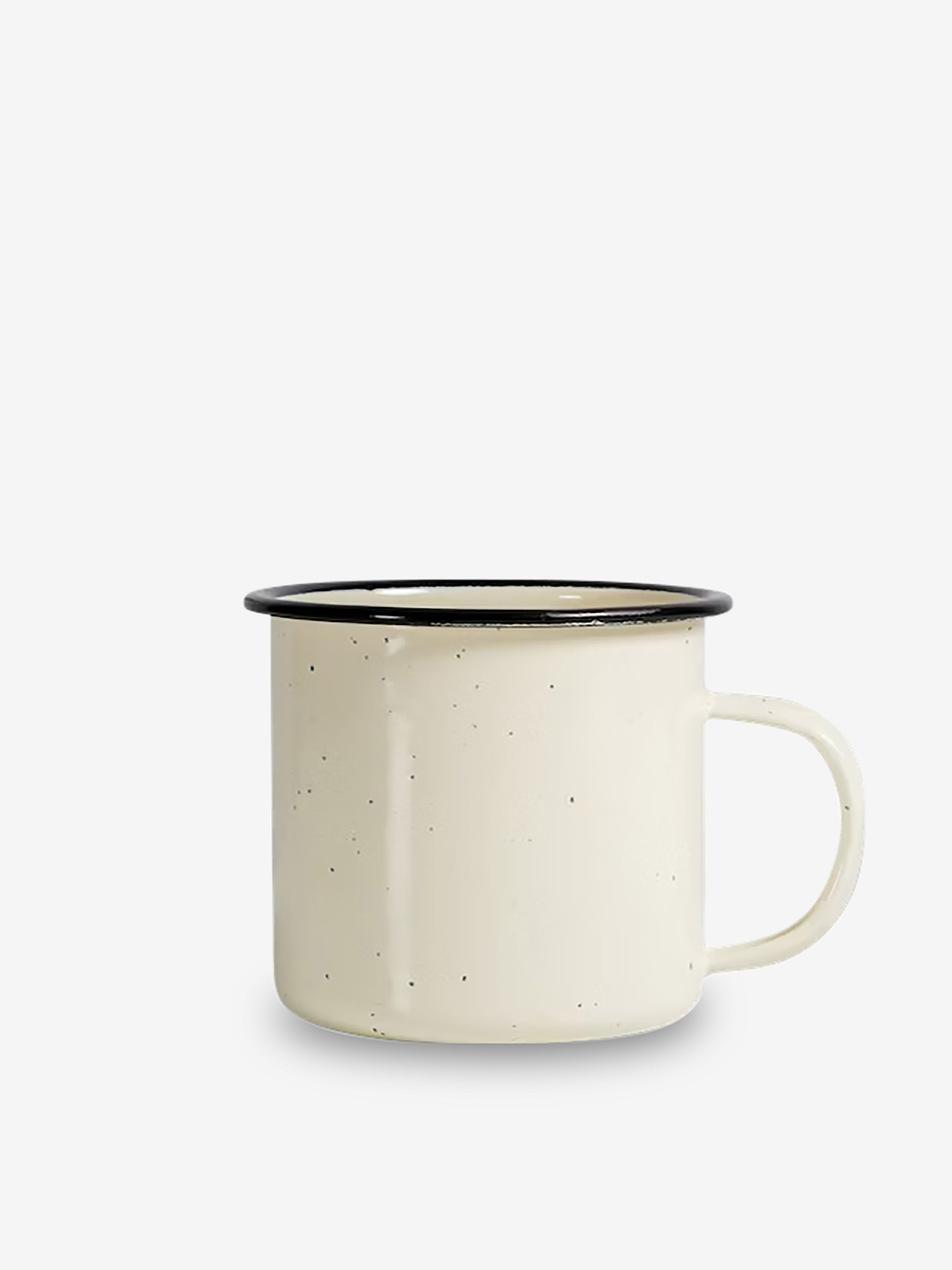 ECRU METAL MUG -  Ecru , Home design Bensimon