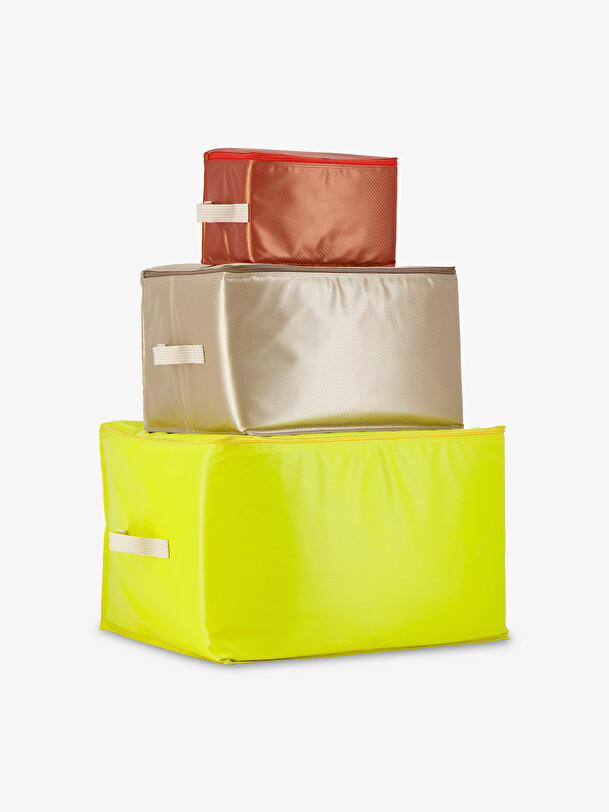BRAIDED HOUSE CASE L -  Yellow , Home design Bensimon