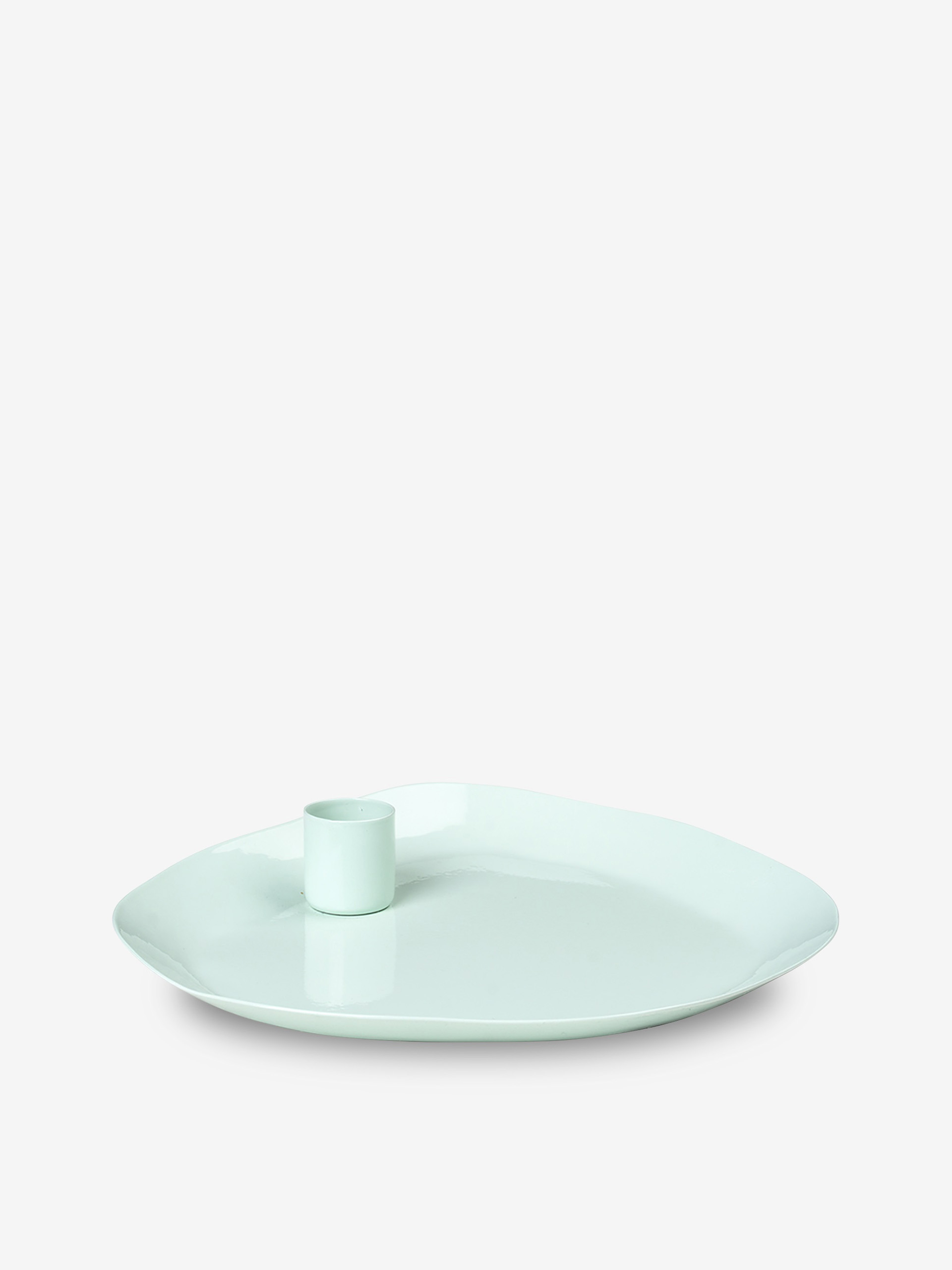 ORGANIC TURQUOISE CANDLE HOLDER 18X16 -  Turquoise , Home design Bensimon