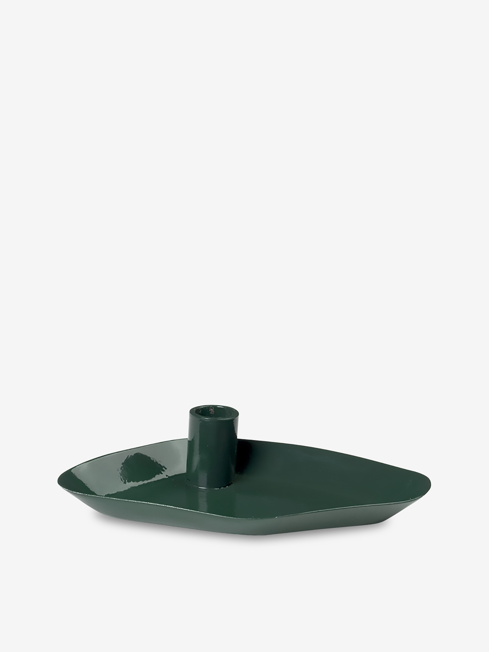 MINI SLIM GREEN CANDLE HOLDER - Dark green , Home design Bensimon