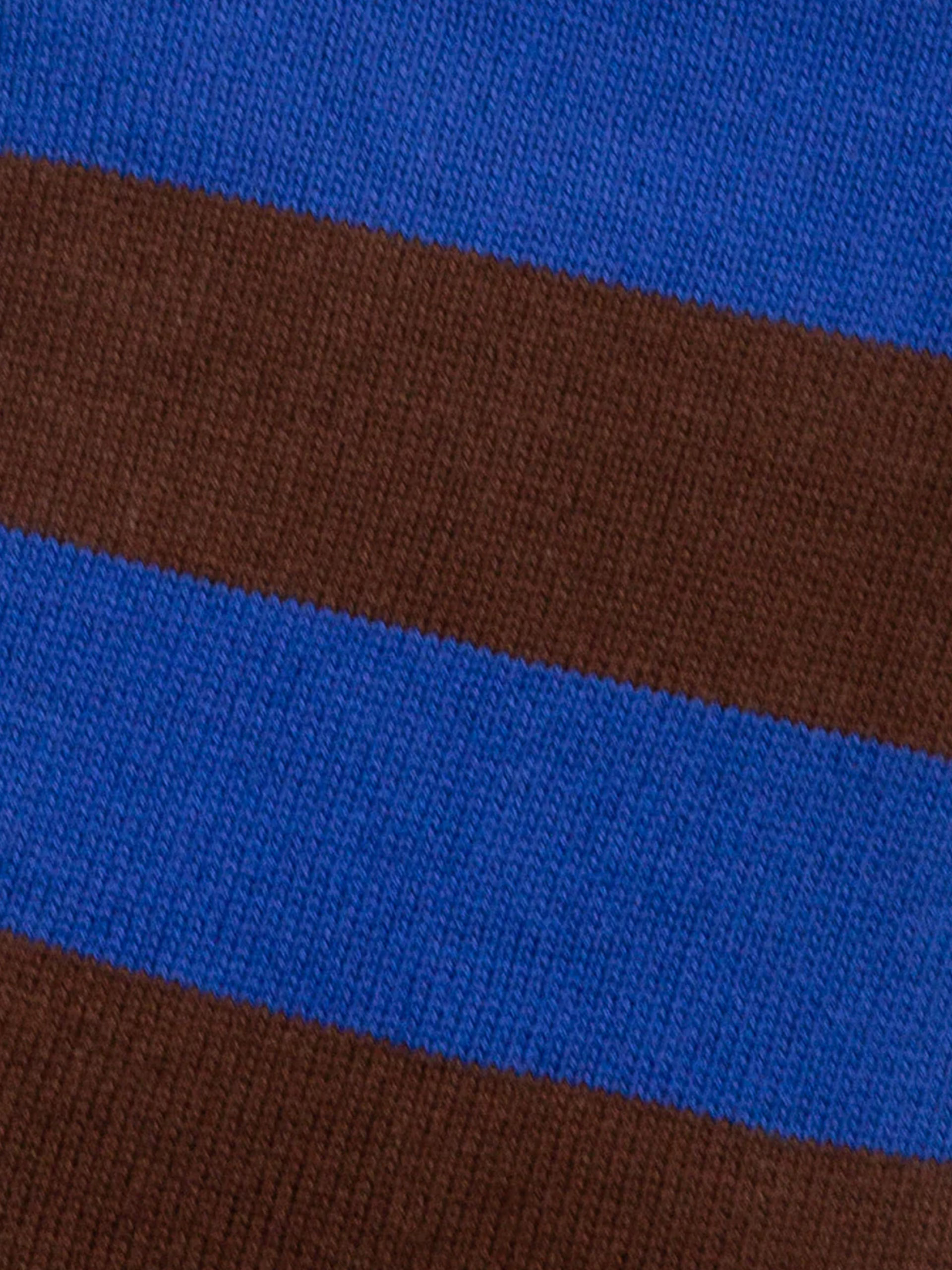 ORGANIC HOT WATER BOTTLE CHOCOLATE BLUE -  Bleu/marron , Home design Bensimon