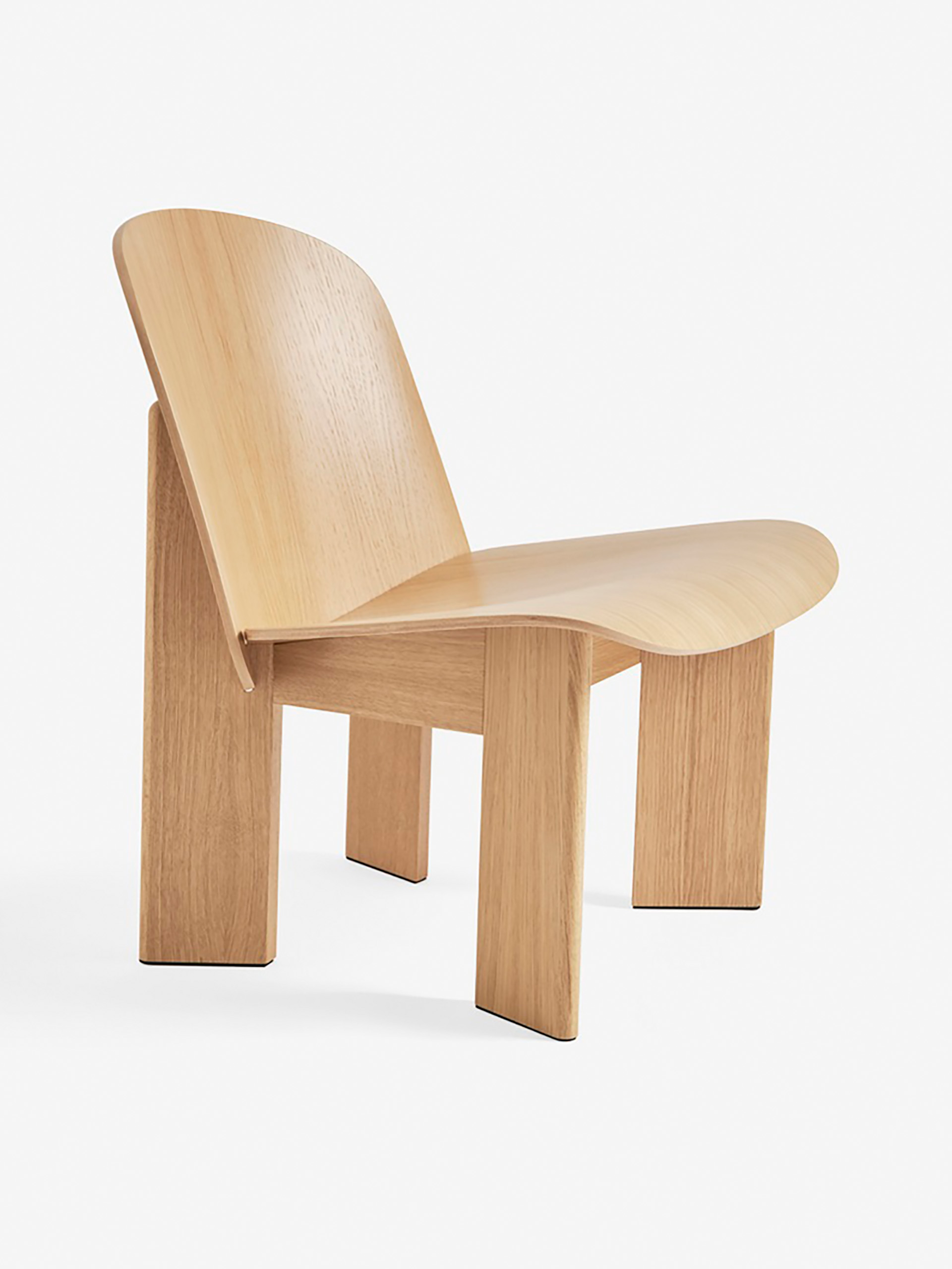 CHISEL LOUNGE CHAIR WOOD - Natural , Home design Bensimon