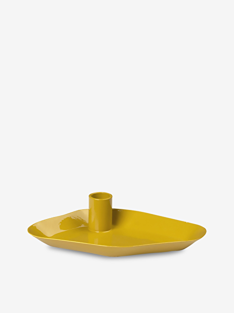 SLIM CARAMEL CANDLE HOLDER 10X8 -  Caramel , Home design Bensimon