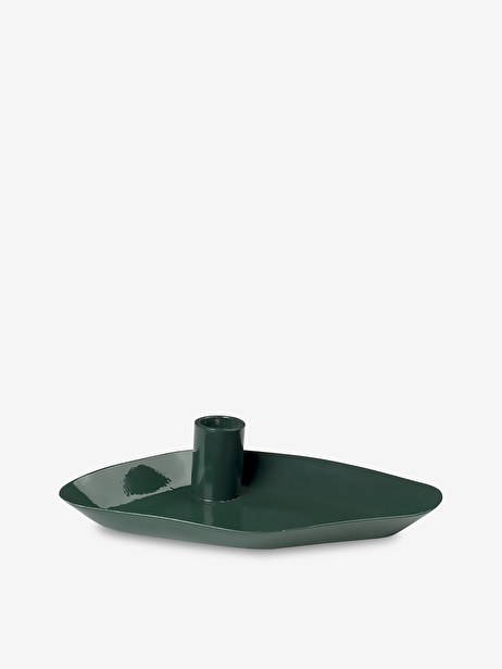 MINI SLIM GREEN CANDLE HOLDER -  Dark green , Home design Bensimon
