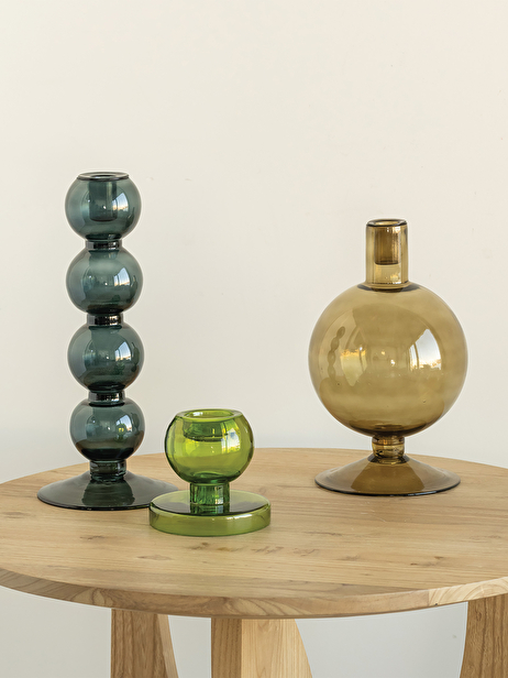 RETRO 4 BALL CANDLE HOLDER -  Grey , Home design Bensimon