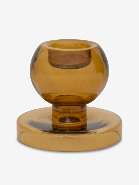RETRO AMBER CANDLE HOLDER -  Amber , Home design Bensimon