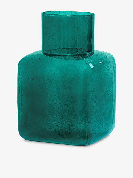 RECYCLED EMERALD CUBO VASE -  Emerald , Home design Bensimon