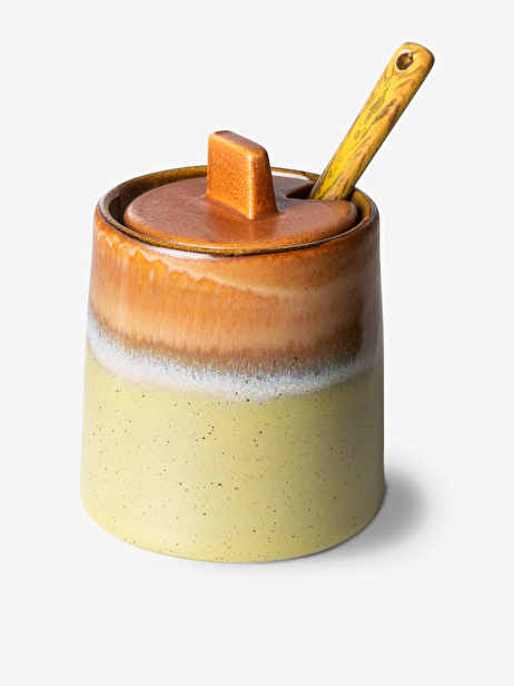 MILK+SUGAR SET 70s -  Orange/indigo , Home design Bensimon