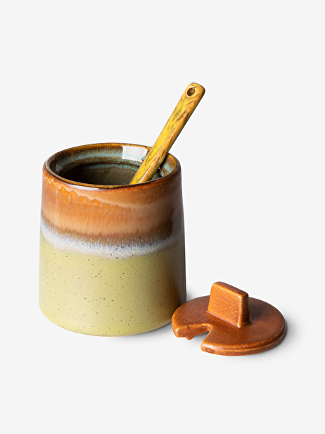 MILK+SUGAR SET 70s -  Orange/indigo , Home design Bensimon