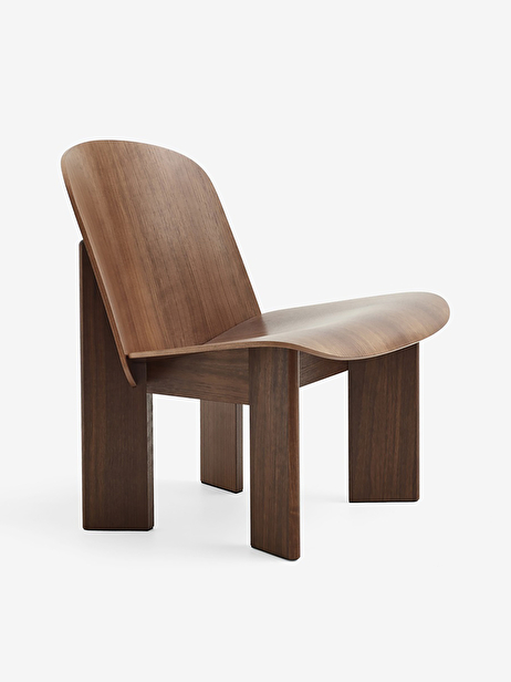 CHISEL LOUNGE CHAIR WOOD -  Natural , Home design Bensimon