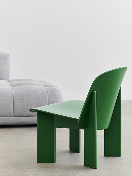 CHISEL LOUNGE CHAIR WOOD -  Green , Home design Bensimon